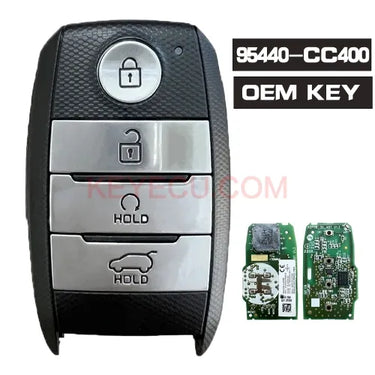 95440-CC400 Original Smart Remote Key 4 Button 433MHz AES 6A Chip for KIA Sonet 2021 FCCID: MBEC4FOB2006